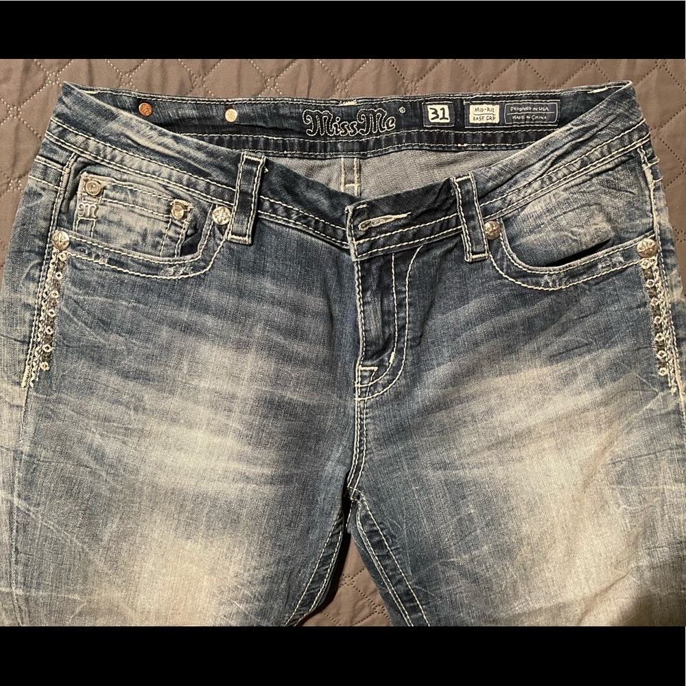 Miss Me Jean Capris